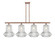 Springwater - 4 Light - 50 inch - Antique Copper - Cord hung - Island Light (3442|516-4I-AC-G212)