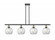 Athens - 4 Light - 48 inch - Black Antique Brass - Stem hung - Island Light (3442|516-4I-BAB-G122)
