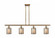Cobbleskill - 4 Light - 48 inch - Brushed Brass - Stem hung - Island Light (3442|516-4I-BB-G116-LED)