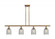 Caledonia - 4 Light - 48 inch - Brushed Brass - Cord hung - Island Light (3442|516-4I-BB-G257)