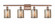 Cobbleskill - 4 Light - 35 inch - Antique Copper - Bath Vanity Light (3442|516-4W-AC-G116)