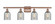 Caledonia - 4 Light - 35 inch - Antique Copper - Bath Vanity Light (3442|516-4W-AC-G257)