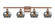 Fenton - 4 Light - 37 inch - Antique Copper - Bath Vanity Light (3442|516-4W-AC-G93-LED)