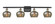 Fenton - 4 Light - 37 inch - Black Antique Brass - Bath Vanity Light (3442|516-4W-BAB-G96)