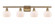 Fenton - 4 Light - 37 inch - Brushed Brass - Bath Vanity Light (3442|516-4W-BB-G91-LED)