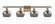 Fenton - 4 Light - 37 inch - Brushed Brass - Bath Vanity Light (3442|516-4W-BB-G93)