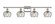 Fenton - 4 Light - 37 inch - Polished Nickel - Bath Vanity Light (3442|516-4W-PN-G92-LED)