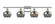 Fenton - 4 Light - 37 inch - Polished Nickel - Bath Vanity Light (3442|516-4W-PN-G93-LED)