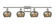 Fenton - 4 Light - 37 inch - Polished Nickel - Bath Vanity Light (3442|516-4W-PN-G96)