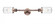 Dover - 2 Light - 5 inch - Antique Copper - Adjustable Bath Vanity Light (3442|208L-AC-G312)