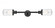 Dover - 2 Light - 5 inch - Matte Black - Adjustable Bath Vanity Light (3442|208L-BK-G312)