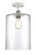 Cobbleskill - 1 Light - 9 inch - White Polished Chrome - Semi-Flush Mount (3442|516-1C-WPC-G112-L)