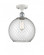 Farmhouse Chicken Wire - 1 Light - 10 inch - White Polished Chrome - Semi-Flush Mount (3442|516-1C-WPC-G122-10CSN-LED)