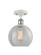 Athens - 1 Light - 8 inch - White Polished Chrome - Semi-Flush Mount (3442|516-1C-WPC-G125)