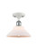 Orwell - 1 Light - 8 inch - White Polished Chrome - Semi-Flush Mount (3442|516-1C-WPC-G131-LED)