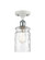 Candor - 1 Light - 5 inch - White Polished Chrome - Semi-Flush Mount (3442|516-1C-WPC-G352)