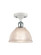 Arietta - 1 Light - 8 inch - White Polished Chrome - Semi-Flush Mount (3442|516-1C-WPC-G422)