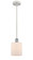 Cobbleskill - 1 Light - 5 inch - White Polished Chrome - Cord hung - Mini Pendant (3442|516-1P-WPC-G111-LED)
