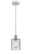 Cobbleskill - 1 Light - 5 inch - White Polished Chrome - Cord hung - Mini Pendant (3442|516-1P-WPC-G112-LED)