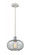 Gorham - 1 Light - 10 inch - White Polished Chrome - Cord hung - Mini Pendant (3442|516-1P-WPC-G247)