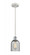 Caledonia - 1 Light - 5 inch - White Polished Chrome - Cord hung - Mini Pendant (3442|516-1P-WPC-G257)