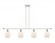 Belfast - 4 Light - 48 inch - White Polished Chrome - Stem hung - Island Light (3442|516-4I-WPC-G101)