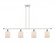 Cobbleskill - 4 Light - 48 inch - White Polished Chrome - Stem hung - Island Light (3442|516-4I-WPC-G111)