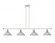 Orwell - 4 Light - 48 inch - White Polished Chrome - Stem hung - Island Light (3442|516-4I-WPC-G132)