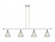 Conesus - 4 Light - 48 inch - White Polished Chrome - Stem hung - Island Light (3442|516-4I-WPC-G275)
