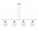 Waverly - 4 Light - 48 inch - White Polished Chrome - Stem hung - Island Light (3442|516-4I-WPC-G362)