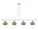 Fenton - 4 Light - 48 inch - White Polished Chrome - Stem hung - Island Light (3442|516-4I-WPC-G96-LED)
