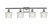 Niagara - 4 Light - 37 inch - Brushed Satin Nickel - Bath Vanity Light (3442|516-4W-SN-G402-LED)
