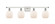 Belfast - 4 Light - 36 inch - White Polished Chrome - Bath Vanity Light (3442|516-4W-WPC-G101)