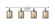 Cobbleskill - 4 Light - 35 inch - White Polished Chrome - Bath Vanity Light (3442|516-4W-WPC-G116)