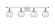 Athens Deco Swirl - 4 Light - 36 inch - White Polished Chrome - Bath Vanity Light (3442|516-4W-WPC-G1213-6)