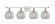 Athens - 4 Light - 38 inch - White Polished Chrome - Bath Vanity Light (3442|516-4W-WPC-G125-LED)