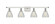 Conesus - 4 Light - 36 inch - White Polished Chrome - Bath Vanity Light (3442|516-4W-WPC-G275)