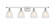 Castile - 4 Light - 36 inch - White Polished Chrome - Bath Vanity Light (3442|516-4W-WPC-G381-LED)