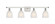 Brookfield - 4 Light - 36 inch - White Polished Chrome - Bath Vanity Light (3442|516-4W-WPC-G441)