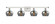Fenton - 4 Light - 37 inch - White Polished Chrome - Bath Vanity Light (3442|516-4W-WPC-G93-LED)