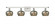 Fenton - 4 Light - 37 inch - White Polished Chrome - Bath Vanity Light (3442|516-4W-WPC-G96)