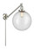 Beacon - 1 Light - 12 inch - Brushed Satin Nickel -Adjustable Swing Arm (3442|237-SN-G204-12)