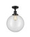 Beacon - 1 Light - 12 inch - Matte Black - Semi-Flush Mount (3442|517-1CH-BK-G202-12)