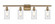 Clymer - 4 Light - 34 inch - Brushed Brass - Bath Vanity Light (3442|516-4W-BB-G802-LED)