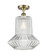 Springwater - 1 Light - 12 inch - Antique Brass - Semi-Flush Mount (3442|516-1C-AB-G212)