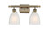 Brookfield - 2 Light - 16 inch - Antique Brass - Bath Vanity Light (3442|516-2W-AB-G441-LED)