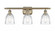 Brookfield - 3 Light - 26 inch - Antique Brass - Bath Vanity Light (3442|516-3W-AB-G442)