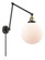 Beacon - 1 Light - 10 inch - Black Antique Brass -Adjustable Swing Arm (3442|238-BAB-G201-10)
