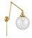 Beacon - 1 Light - 10 inch - Satin Gold -Adjustable Swing Arm (3442|238-SG-G204-10)