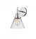 Cone - 1 Light - 8 inch - Polished Chrome - Sconce (3442|447-1W-PC-G42-LED)